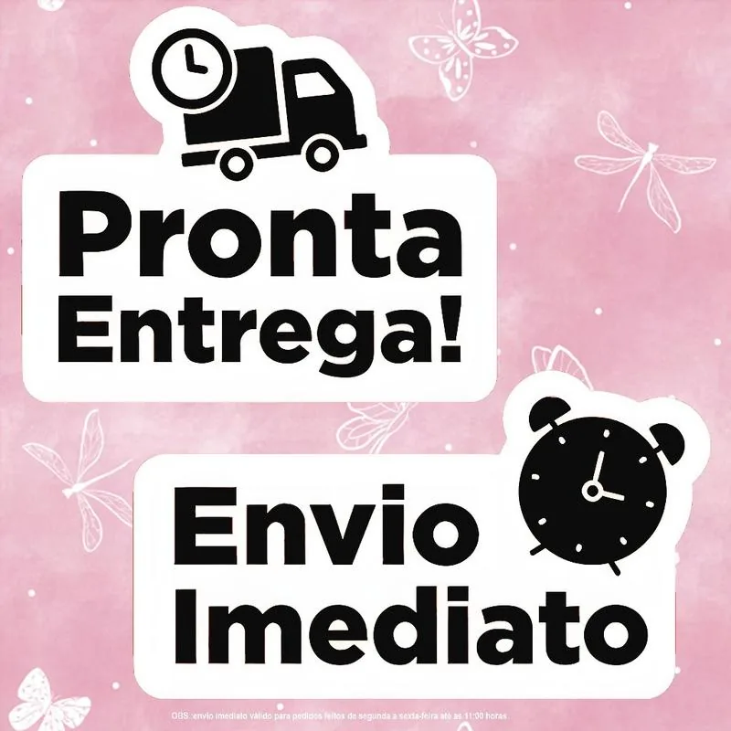 Pronta entrega e envio rápido
